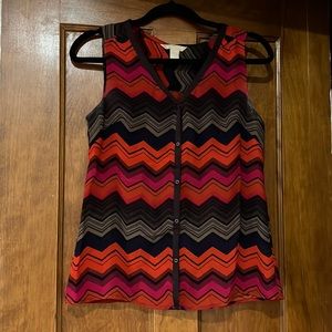 Sheer chevron tank